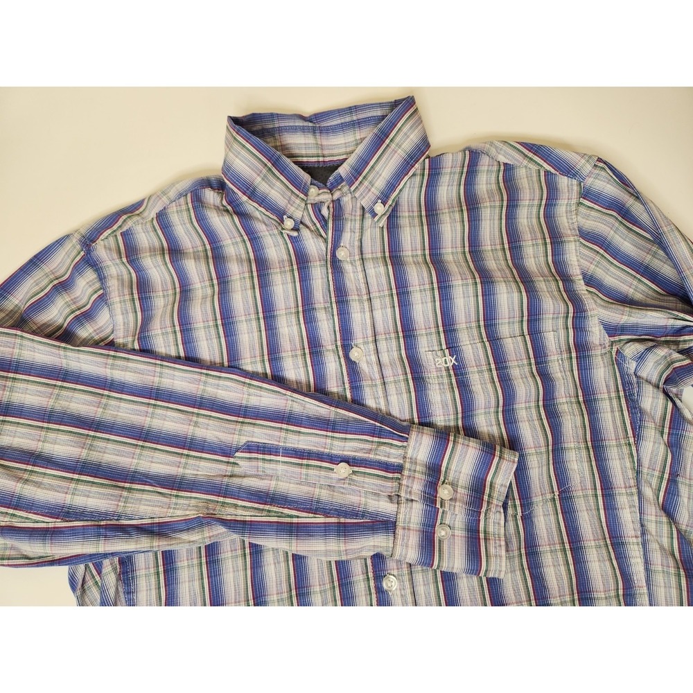 Wrangler 20X Competition Long Sleeve‎ Button Down Shirt Men's Size Medium